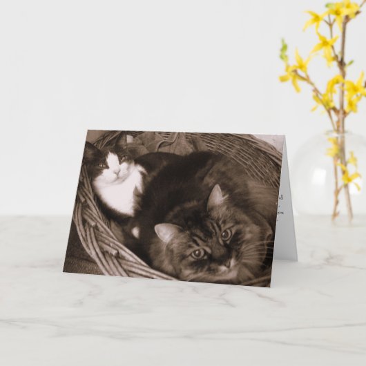 Carte Amitié (Fleur jaune)