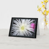 Carte Amitié Anniversaire Souhait (Fleur jaune)