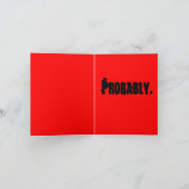 Carte Amitié brûlant Buildin (Intérieur)