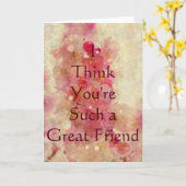 Carte Amitié citation extraordinaire Cherry Blossom (Fleur jaune)