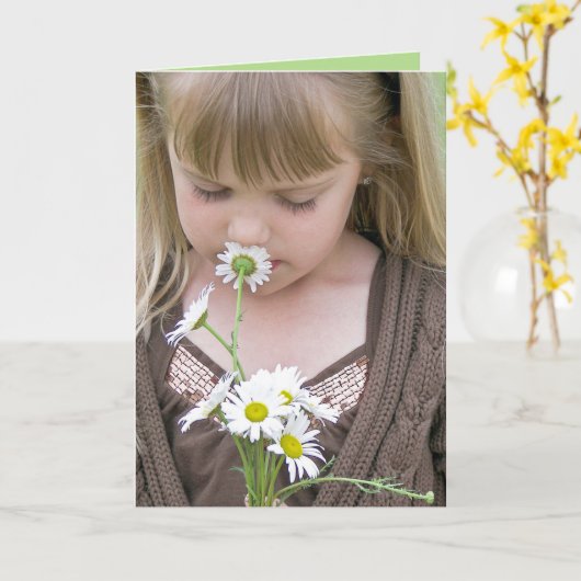 Carte Amitié Daisy (Fleur jaune)