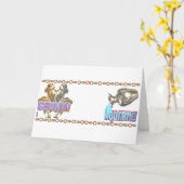 Carte Amitié de zodiaque de Verseau de Gémeaux (Fleur jaune)