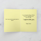 Carte Amitié des forêts de grenouilles et de castors (Intérieur)