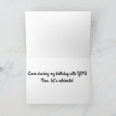 CARTE AMITIÉ ET "ANNIVERSAIRE MUTUEL" (Intérieur)