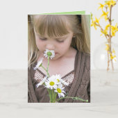 Carte Amitié Marguerite (Fleur jaune)