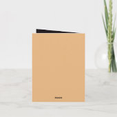 Carte Amitié mignonne ajouter un message (Dos)