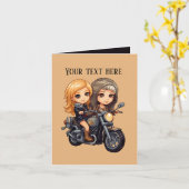 Carte Amitié mignonne ajouter un message (Fleur jaune)