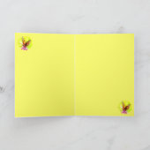 Carte Amitié papillon (Intérieur)