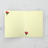 Carte Amitié rose et Lilies (Intérieur)