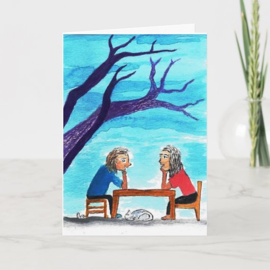 Carte Amitié vraie (Devant)