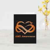 Carte AML Warrior I'm Fine Acute Myeloid Leukemia Award (Fleur jaune)