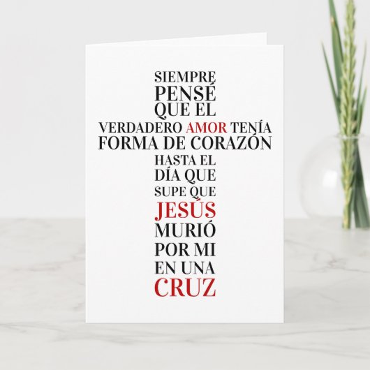 Carte Amor verdadero (Devant)