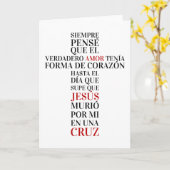 Carte Amor verdadero (Fleur jaune)
