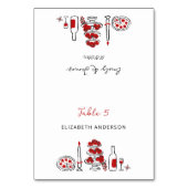 Carte Amore Whimsical Italian Red Place (Par défaut)