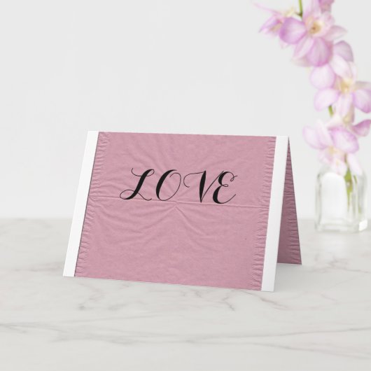 CARTE AMOUR (Orchidée)