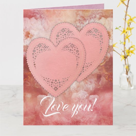 Carte Amour (Fleur jaune)