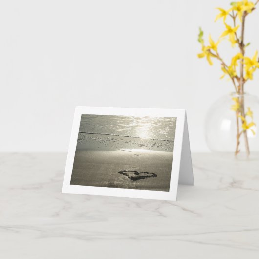 Carte Amour (Fleur jaune)