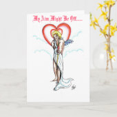 Carte amour (Fleur jaune)