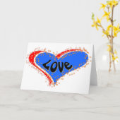 Carte Amour (Fleur jaune)