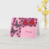 Carte Amour (Fleur jaune)