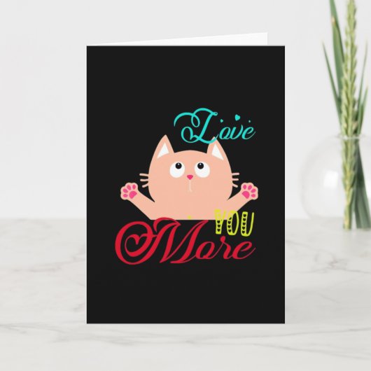 Carte Amour à la mode élégante  (Devant)