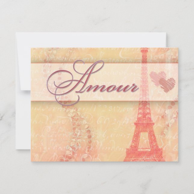 Carte Amour à Paris (Devant)
