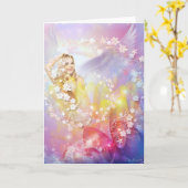 Carte Amour Angel (Fleur jaune)