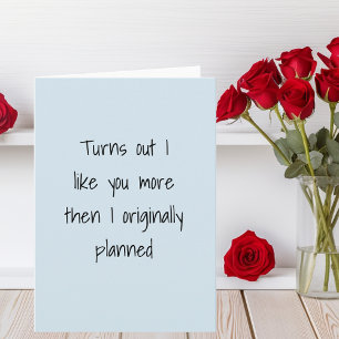 Carte Amour Anniversaire drôle Anniversaire Saint Valent