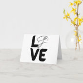 Carte Amour avec la chèvre comme O BLANK (Fleur jaune)