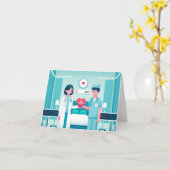 Carte Amour basé sur le métier (Fleur jaune)