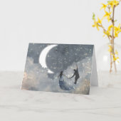 Carte Amour céleste (Fleur jaune)