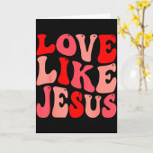 Carte Amour chrétien comme Jésus Saint Valentin (Fleur jaune)
