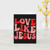 Carte Amour chrétien comme Jésus Saint-Valentin  (Fleur jaune)