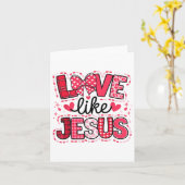 Carte Amour comme Jésus Coquette Bow Saint-Valentin _1 (Fleur jaune)