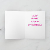 CARTE AMOUR COMME LA MARÉE (Intérieur)
