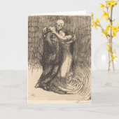Carte Amour Consacré (par Paul-Albert Besnard) (Fleur jaune)