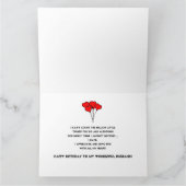 Carte Amour d'anniversaire de mari mes rues de ville de (Intérieur)