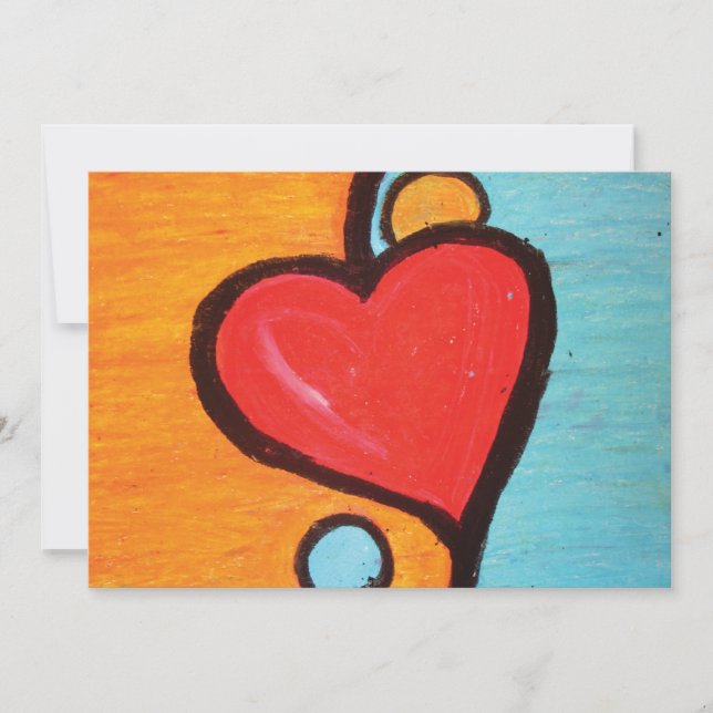 Carte amour dans l'équilibre | mini-impression (Devant)