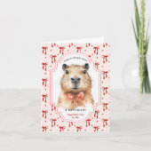 Carte Amour de capybara : Pas de cap Saint-Valentin (Devant)