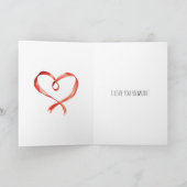 Carte Amour de chien à la crème douce (Intérieur)
