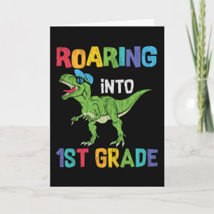 Carte Amour de dinosaure en première année Cadeau pour e