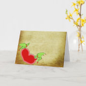 Carte Amour de dragons lettar (Fleur jaune)
