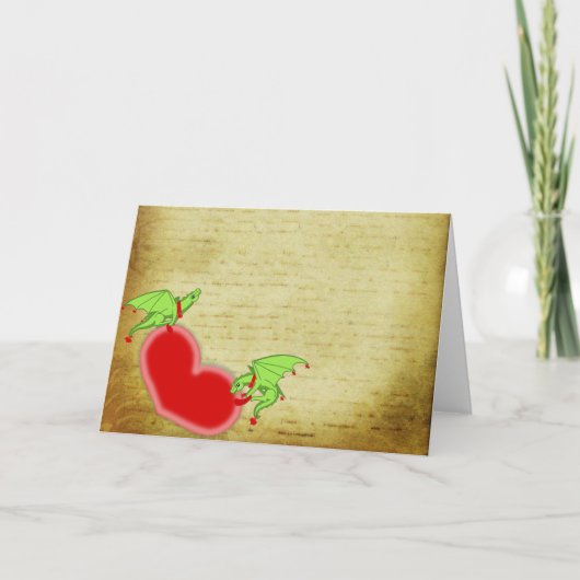 Carte Amour de dragons lettar (Devant)