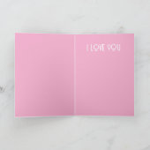 Carte amour de fraise (Intérieur)