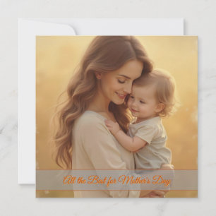 Carte Amour de la Fête des Mères - Un moment de joie pur
