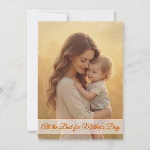 Carte Amour de la Fête des Mères - Un moment de joie pur
