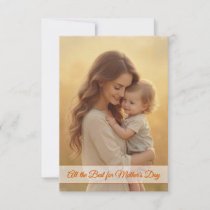 Carte Amour de la Fête des Mères - Un moment de joie pur