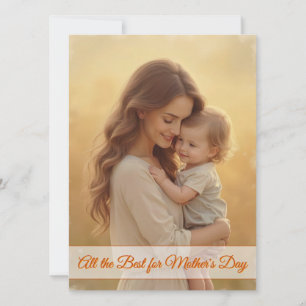 Carte Amour de la Fête des Mères - Un moment de joie pur