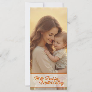 Carte Amour de la Fête des Mères - Un moment de joie pur