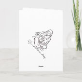 Carte Amour de maman Beau design (Dos)